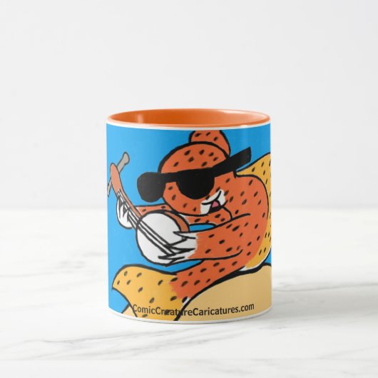 Humphrey de Gespikkelde Handvis Mok (Midden)