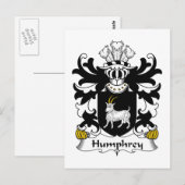Humphrey Family Crest Briefkaart (Voorkant / Achterkant)
