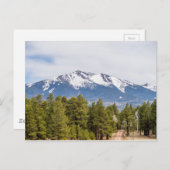 Humphrey Peak Mountain bij Flagstaff Arizona Briefkaart (Voorkant / Achterkant)