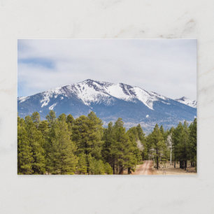 Humphrey Peak Mountain bij Flagstaff Arizona Briefkaart