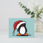 Humphrey Penguin Briefkaart (Staand voorkant)