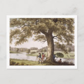 Humphrey Repton landt met Theodolite (colou) Briefkaart (Voorkant)