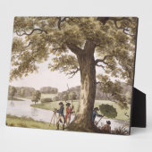 Humphrey Repton landt met Theodolite (colou) Fotoplaat (Zijkant)