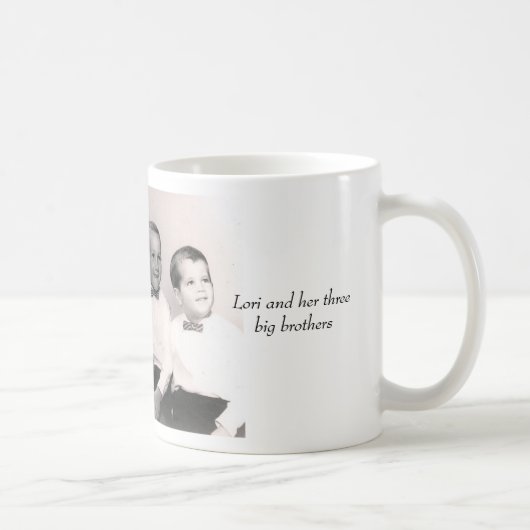 Humphrey, rond 1964, Lori en haar drie grote broer Koffiemok (Rechts)