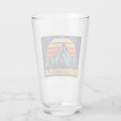 Humphreys Peak Arizona Retro Turquoise Glas (Achterkant)