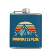 Humphreys Peak Arizona Retro Turquoise Heupfles (Voorkant)