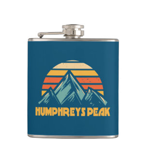 Humphreys Peak Arizona Retro Turquoise Heupfles