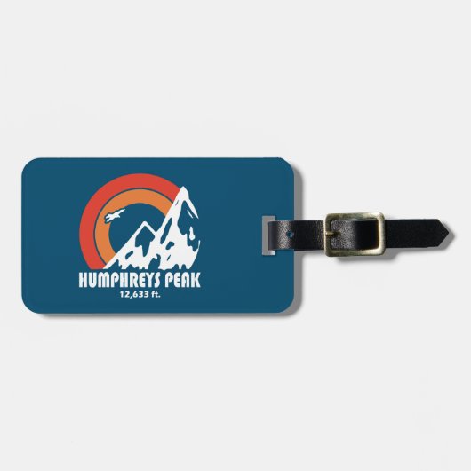 Humphreys Peak Arizona Sun Eagle Bagagelabel (Voorkant horizontaal)