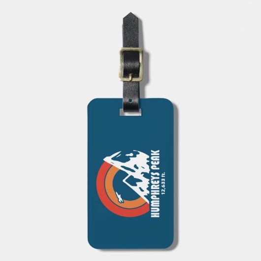 Humphreys Peak Arizona Sun Eagle Bagagelabel (Voorkant verticaal)