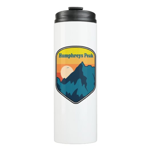 Humphreys Peak Arizona Zonsopgang Thermosbeker (Voorkant)