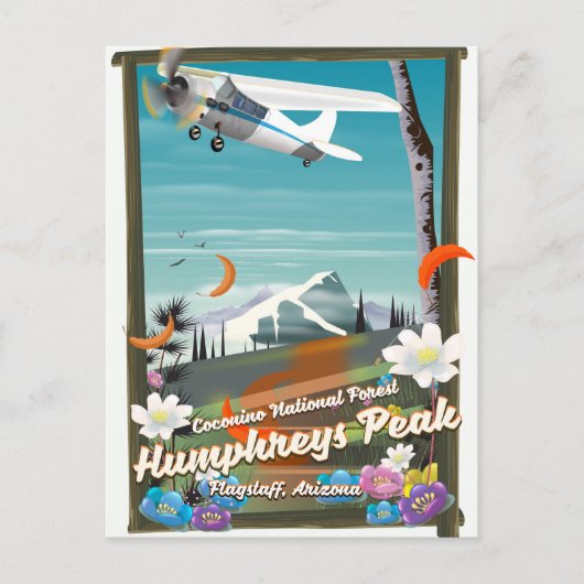 Humphreys Peak, Humphreys Peak, Flagstaff, Arizona Briefkaart (Voorkant)