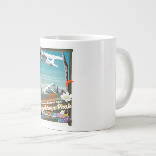 Humphreys Peak, Humphreys Peak, Flagstaff, Arizona Grote Koffiekop (Voorkant rechts)