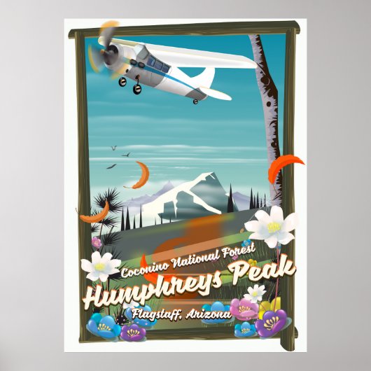 Humphreys Peak, Humphreys Peak, Flagstaff, Arizona Poster (Voorkant)
