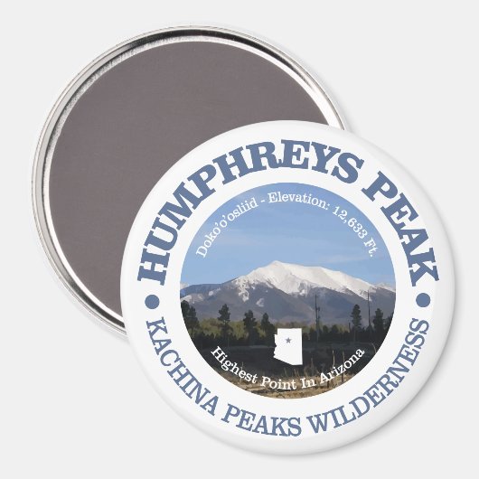 Humphrey's Peak Magneet (Voorkant / Achterkant)