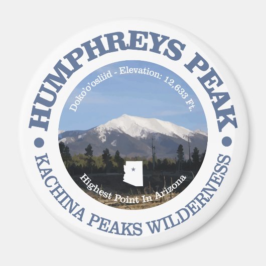 Humphrey's Peak Magneet (Voorkant)