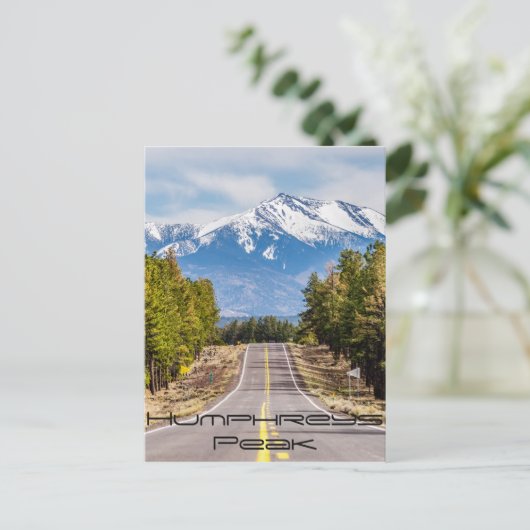 Humphrey's Peak Mount in Arizona bij Flagstaff Briefkaart (Staand voorkant)