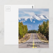 Humphrey's Peak Mount in Arizona bij Flagstaff Briefkaart (Voorkant / Achterkant)