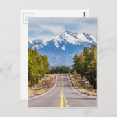 Humphrey's Peak Mount in Arizona bij Flagstaff Briefkaart (Voorkant / Achterkant)