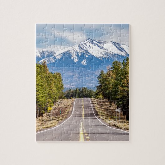 Humphrey's Peak Mount in Arizona bij Flagstaff Legpuzzel (Verticaal)