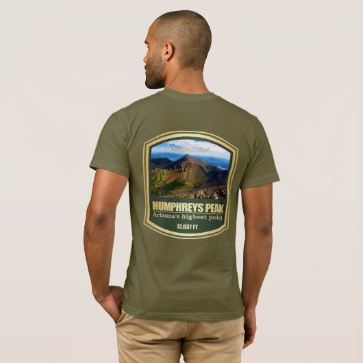 Humphreys Peak (PF) T-shirt (Achterkant volledig)