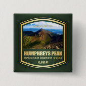 Humphreys Peak (PF) Vierkante Button 5,1 Cm (Voorkant)