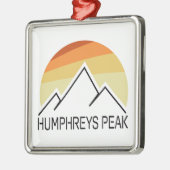 Humphreys Peak Retro Metalen Ornament (Links)
