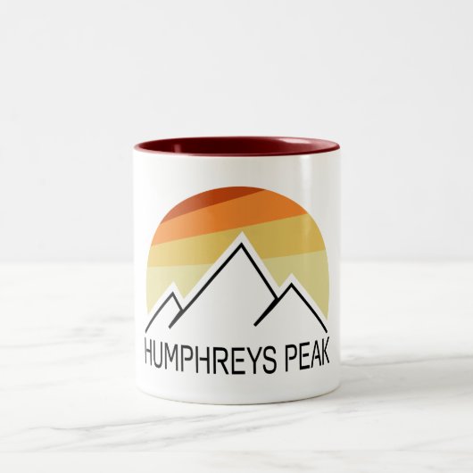 Humphreys Peak Retro Tweekleurige Koffiemok (Center)