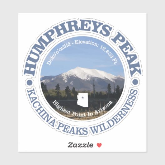 Humphrey's Peak Sticker (Vel)