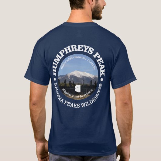 Humphrey's Peak T-shirt (Achterkant)