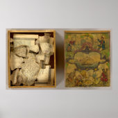 Humphries ontleed wereldkaart poster (Voorkant)