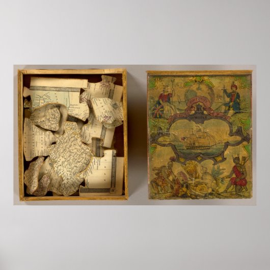 Humphries ontleed wereldkaart poster (Voorkant)