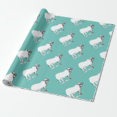 Humpie Brahman Gift Wrap Cadeaupapier (Uitgerold)