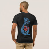 Humppa Love Blue2 Back AA T-shirt (Achterkant volledig)