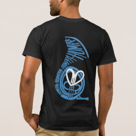 Humppa Love Blue2 Back Dark AA T-shirt