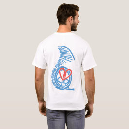 Humppa Love Blue2 Back T-shirt