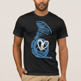 Humppa Love Blue2 Donkere AA T-shirt