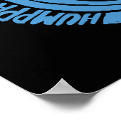 Humppa Love Blue2 Poster of Print (Hoek)