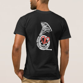 Humppa Love Rood Achterkant Donkere AA T-shirt