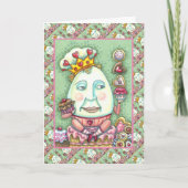 HUMPTEKST VAN HOORZITTEN EN VERWARMINGEN, VALENTIJ FEESTDAGEN KAART (Voorkant)