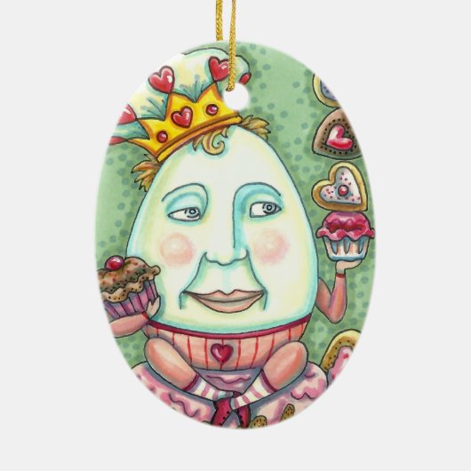 HUMPTEKST VAN HOORZITTEN EN VERWARMINGEN, VALENTIJ KERAMISCH ORNAMENT (Achterkant)