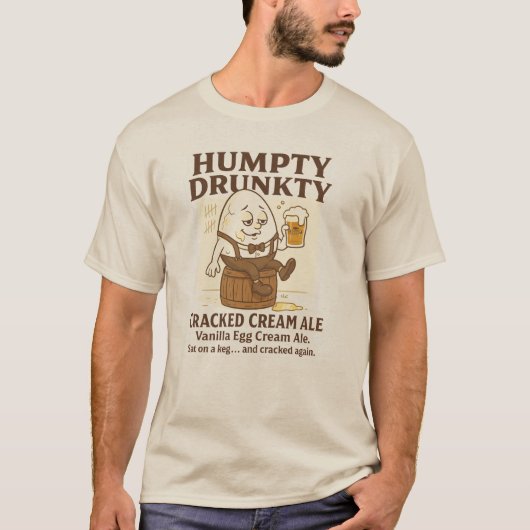 Humpty Drunkty Tee – A Hungry Hollow Original T-shirt (Voorkant)