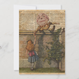 Humpty Dumpty & Alice  Book Illustration