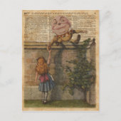 Humpty Dumpty & Alice  Book Illustration Briefkaart (Voorkant)