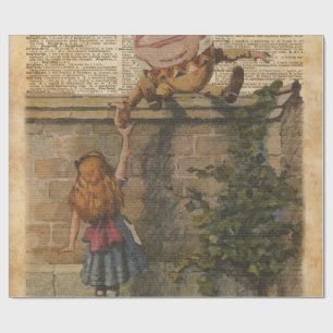 Humpty Dumpty & Alice  Book Illustration Cadeaupapier