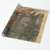 Humpty Dumpty & Alice  Book Illustration Cadeaupapier (Uitgerold)