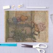 Humpty Dumpty & Alice  Book Illustration Tissuepapier (Craft)