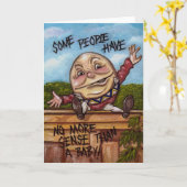 HUMPTY DUMPTY Alice in de Kaart van de Nota van (Gele Bloem)