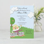 Humpty Dumpty Baby shower Kaart (Staand voorkant)