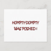 Humpty-Dumpty Briefkaart (Voorkant)