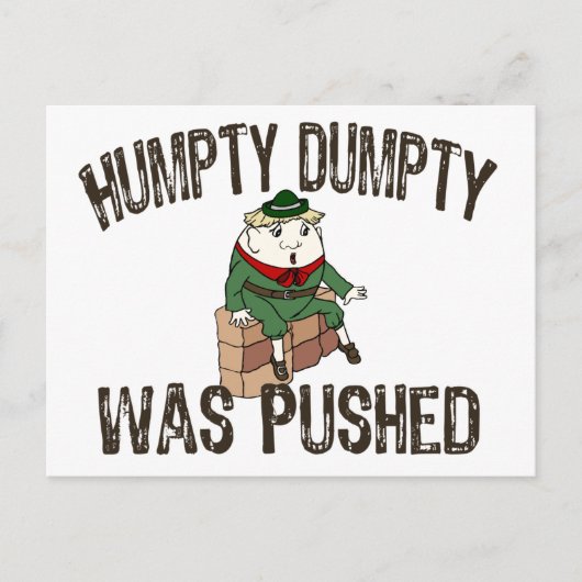 Humpty Dumpty Briefkaart (Voorkant)